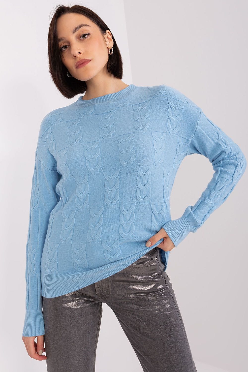 Women Long Sleeve Knitted Sweater - ShalayeFashion