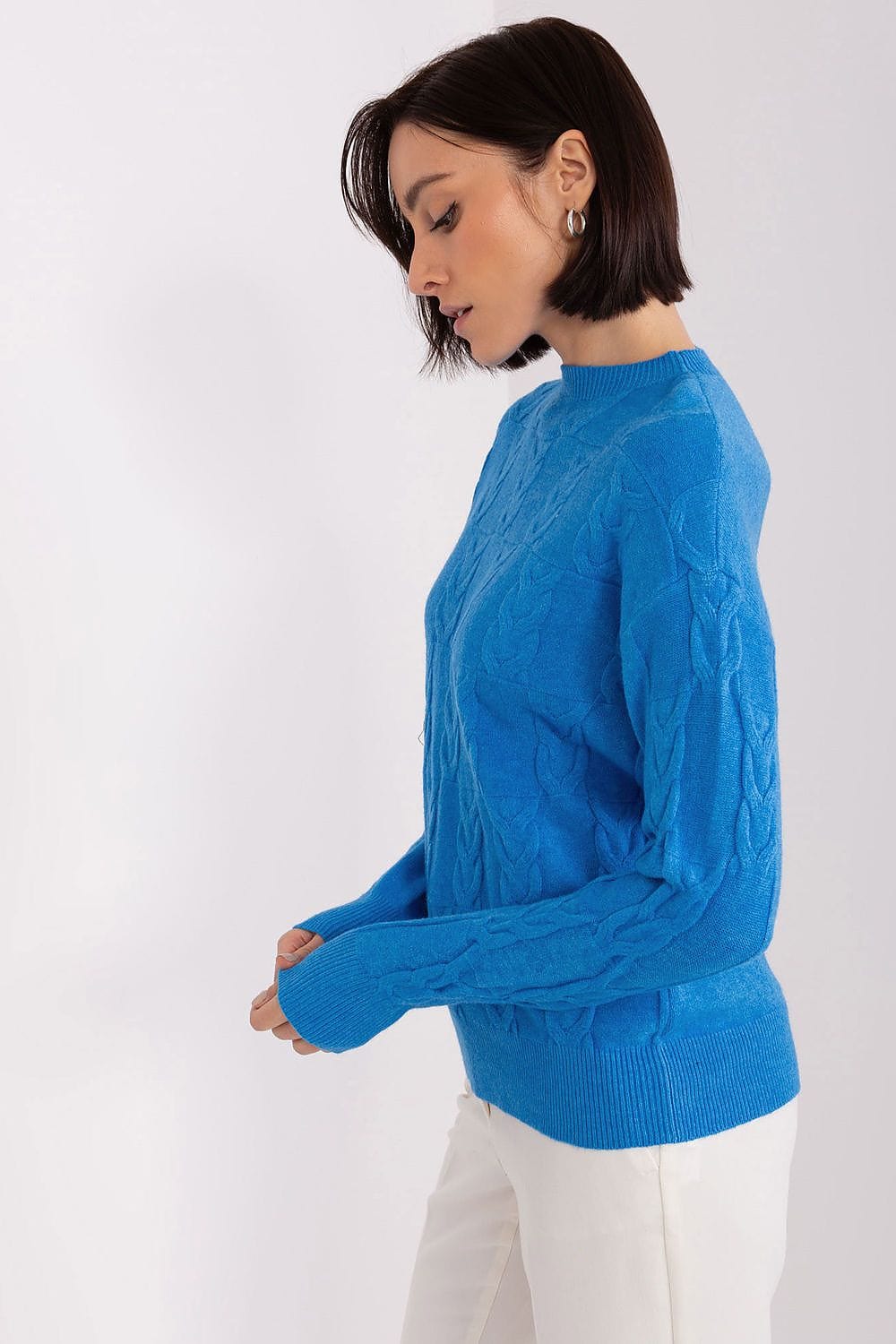 Women Long Sleeve Knitted Sweater - ShalayeFashion