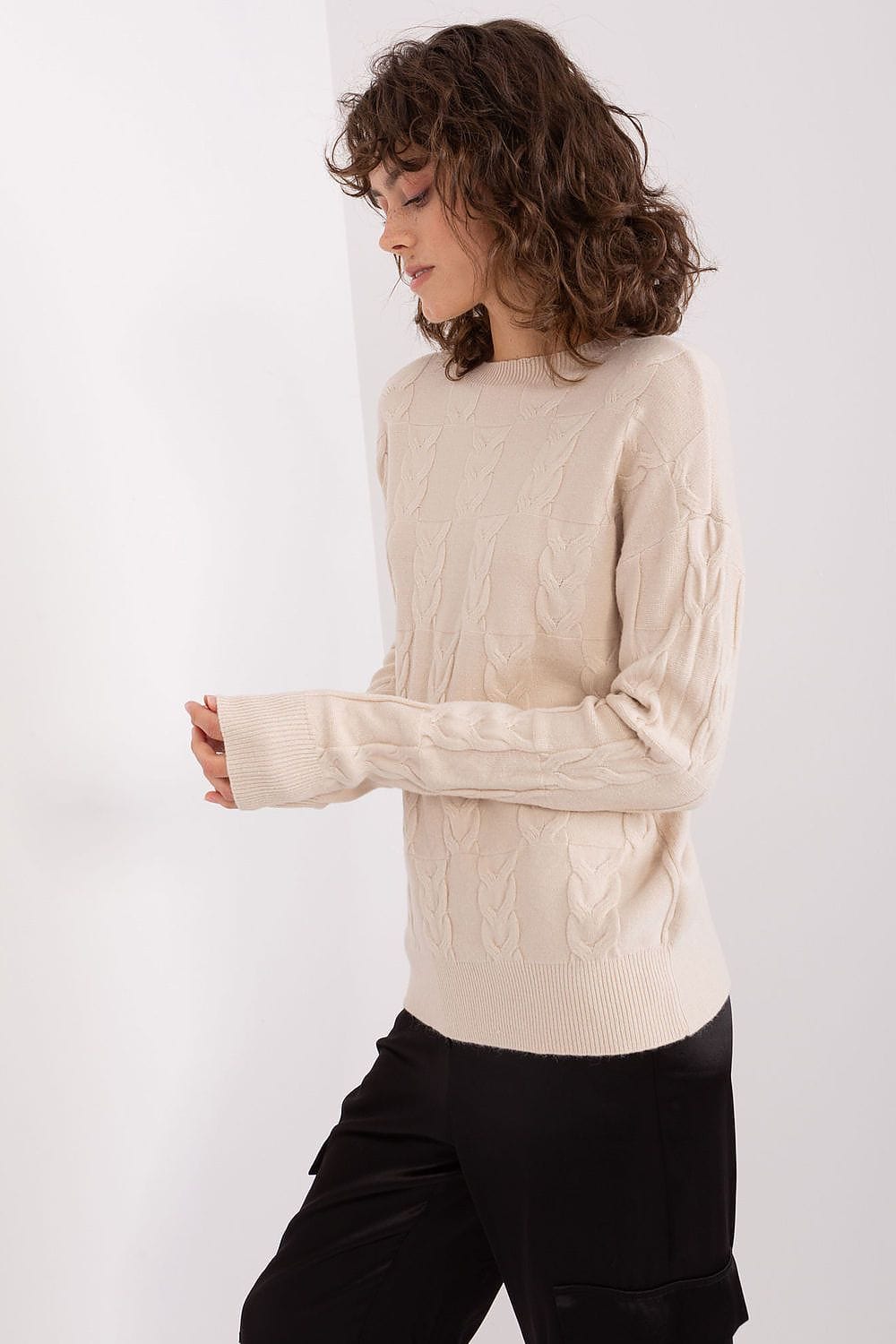 Women Long Sleeve Knitted Sweater - ShalayeFashion