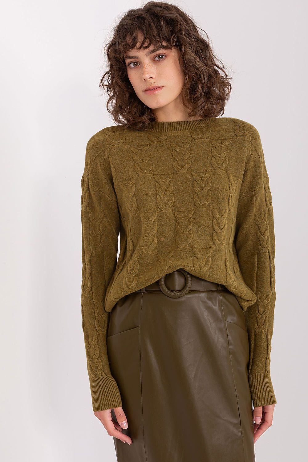 Women Long Sleeve Knitted Sweater - ShalayeFashion