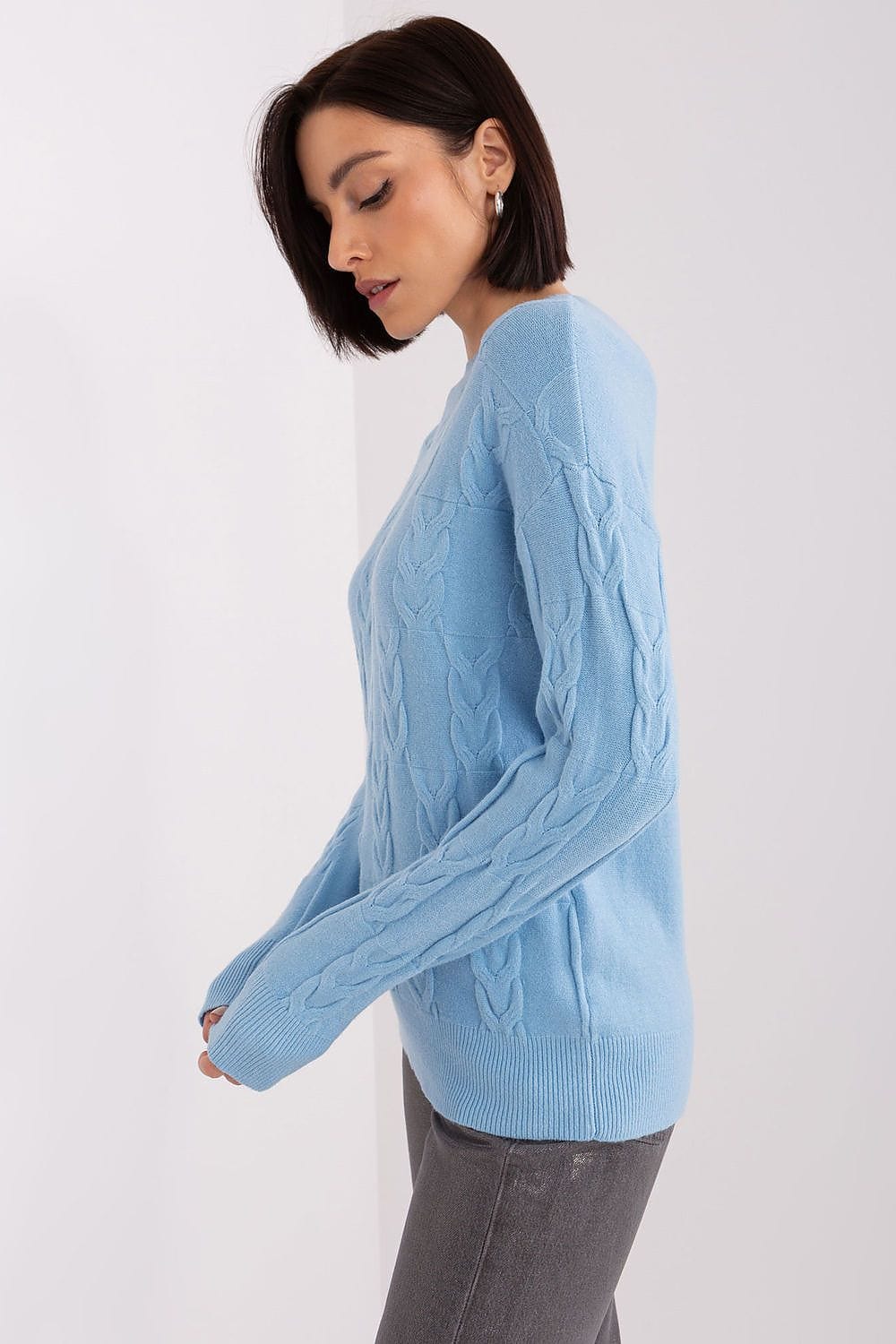 Women Long Sleeve Knitted Sweater - ShalayeFashion