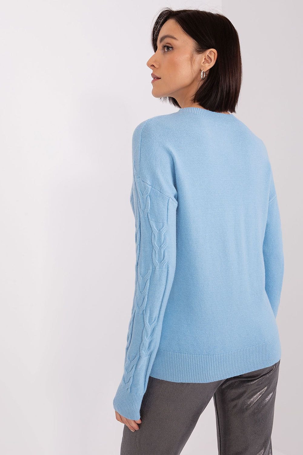 Women Long Sleeve Knitted Sweater - ShalayeFashion