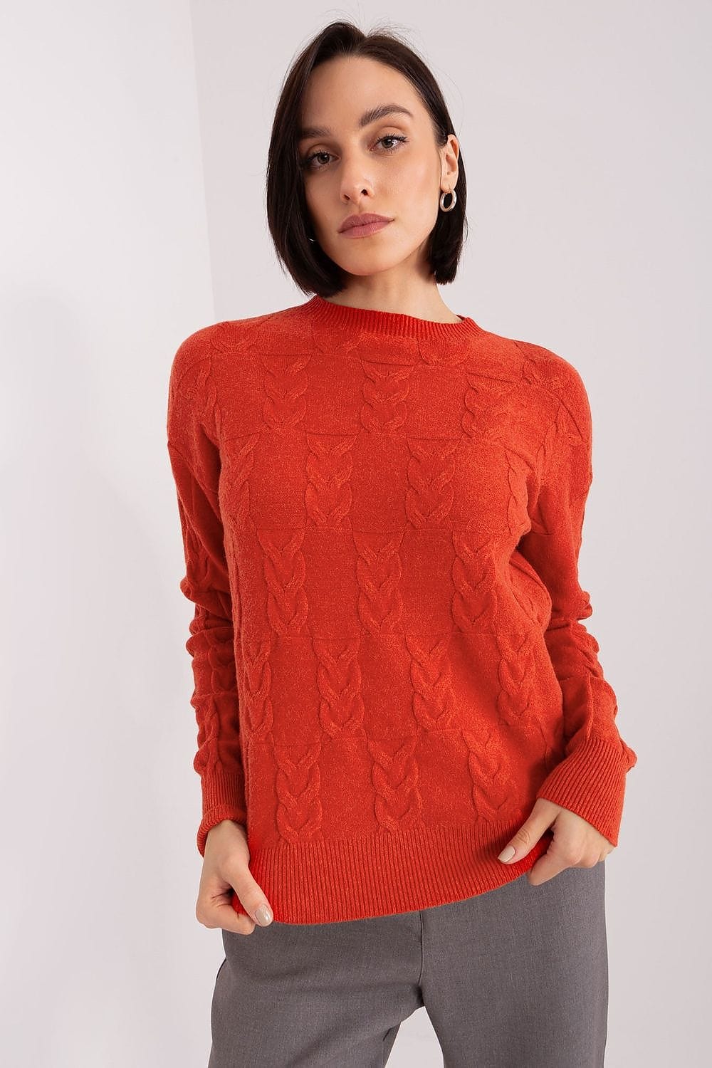 Women Long Sleeve Knitted Sweater - ShalayeFashion