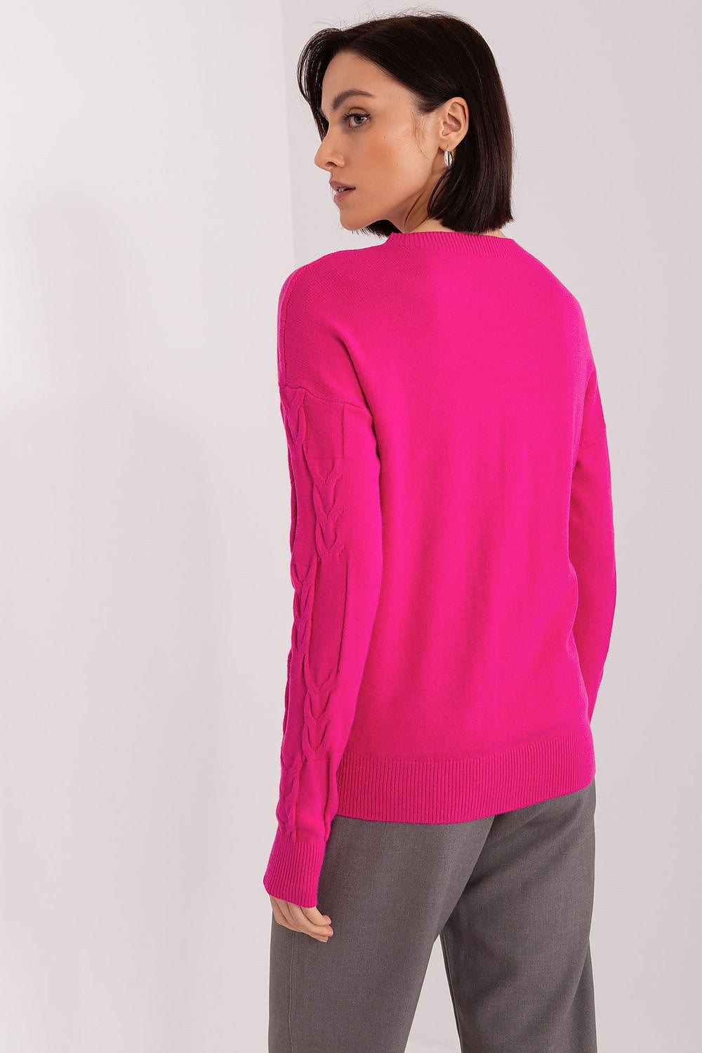 Women Long Sleeve Knitted Sweater - ShalayeFashion