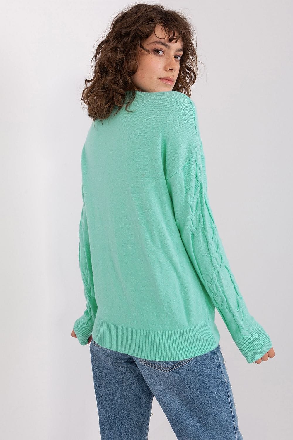 Women Long Sleeve Knitted Sweater - ShalayeFashion