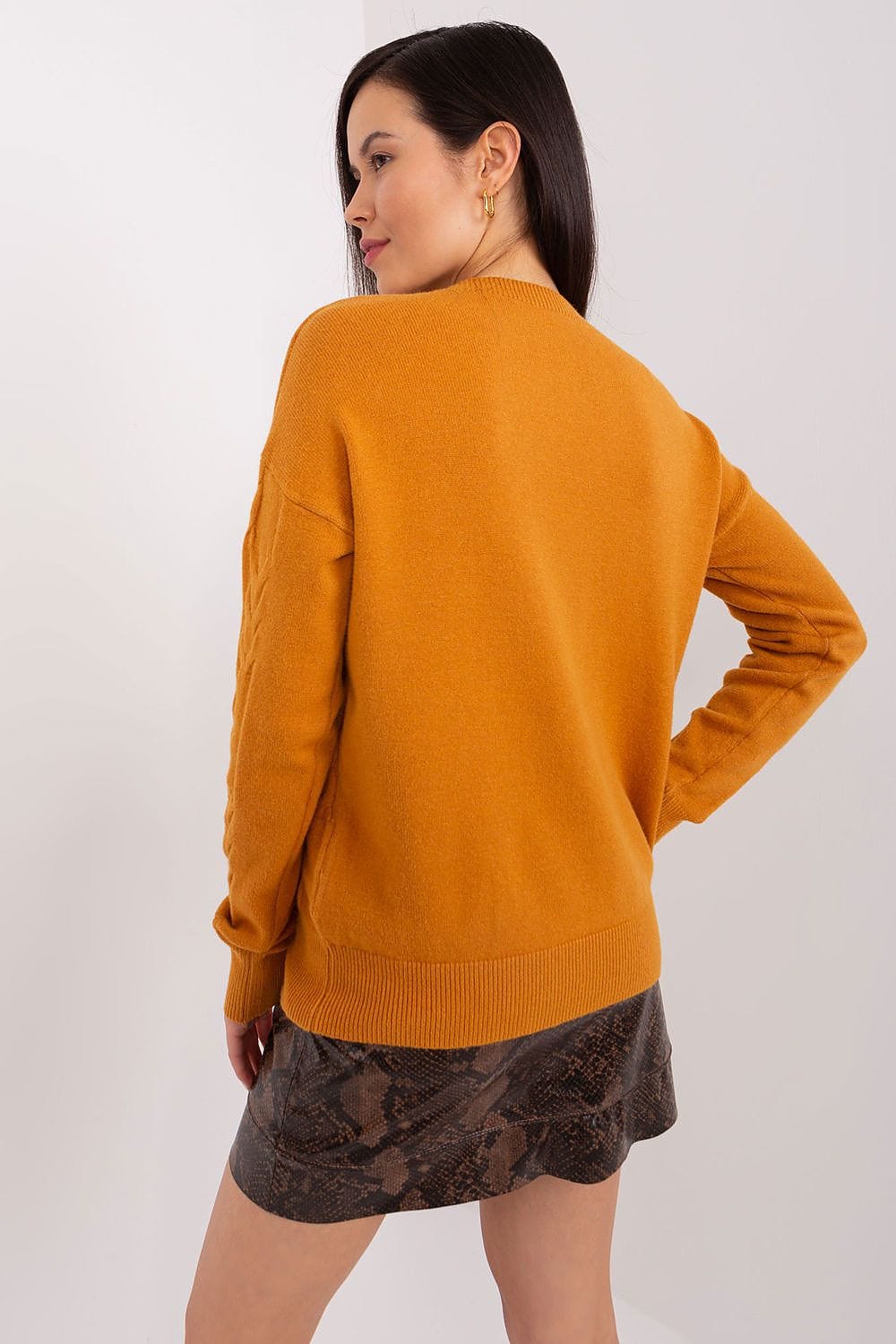 Women Long Sleeve Knitted Sweater - ShalayeFashion