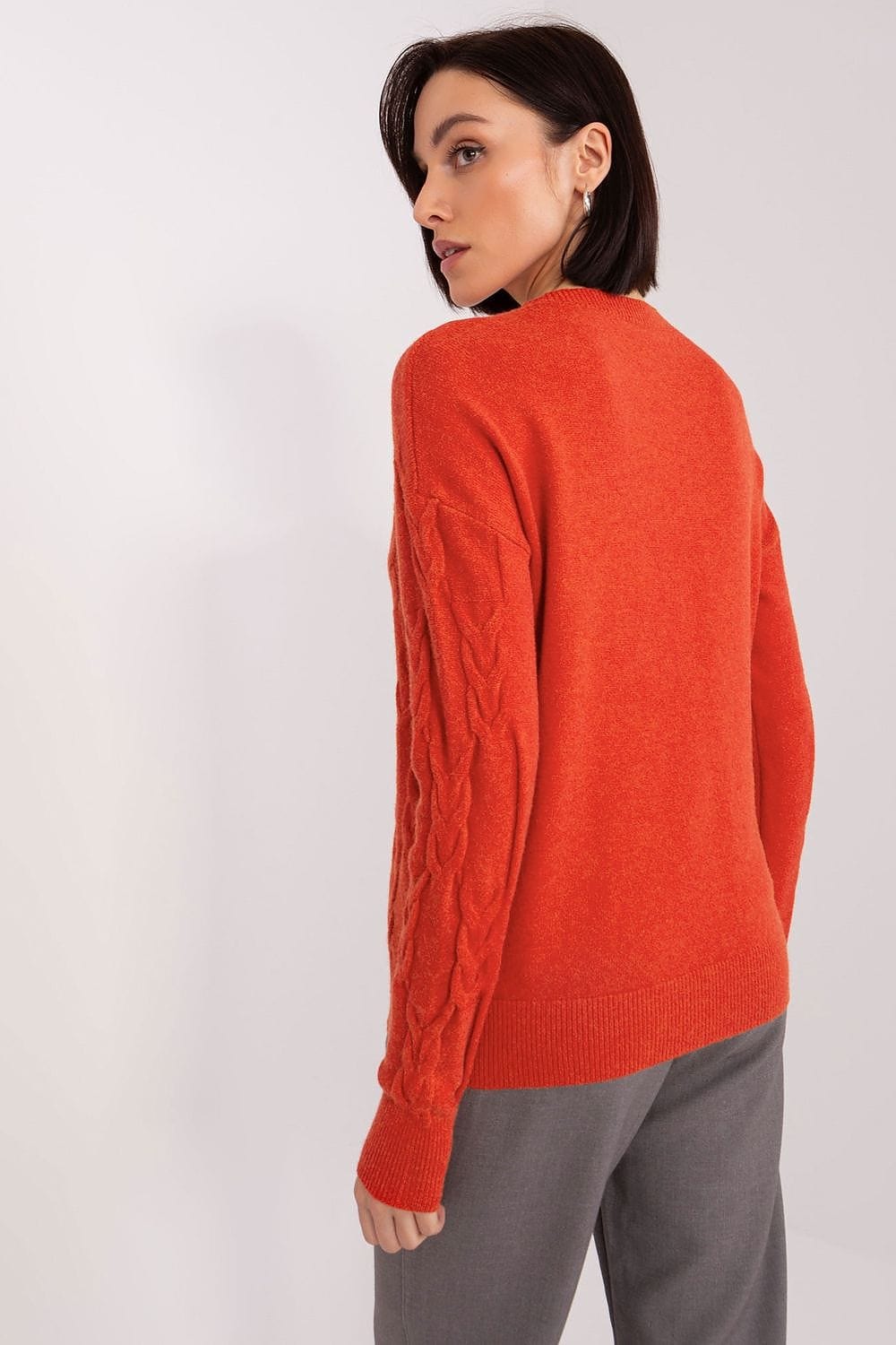 Women Long Sleeve Knitted Sweater - ShalayeFashion