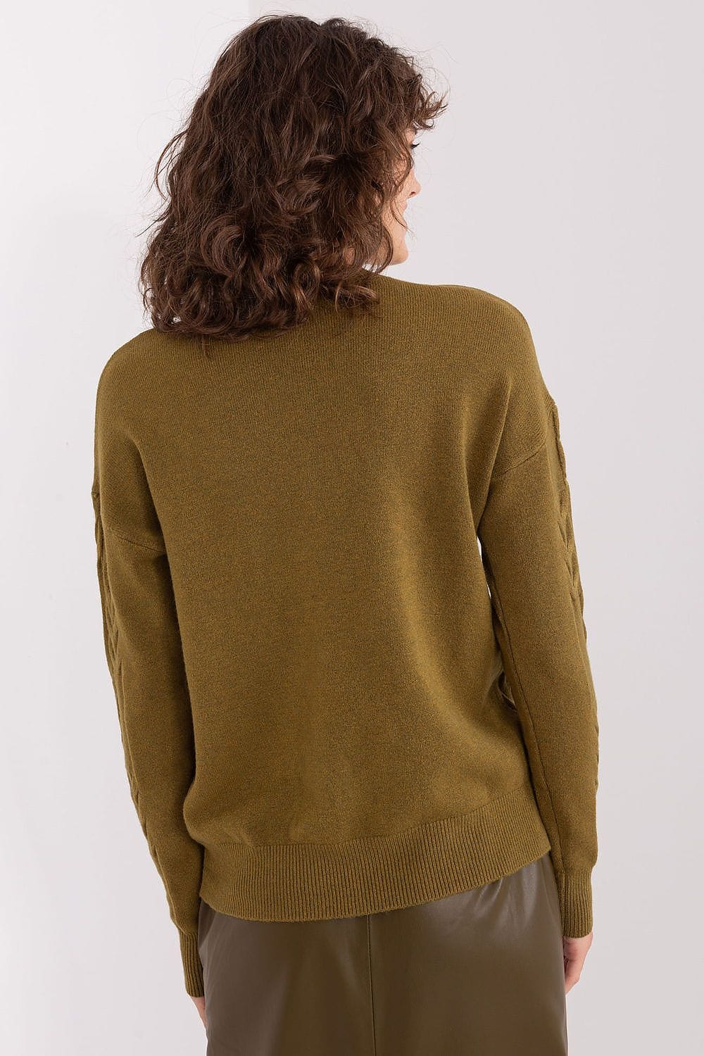 Women Long Sleeve Knitted Sweater - ShalayeFashion