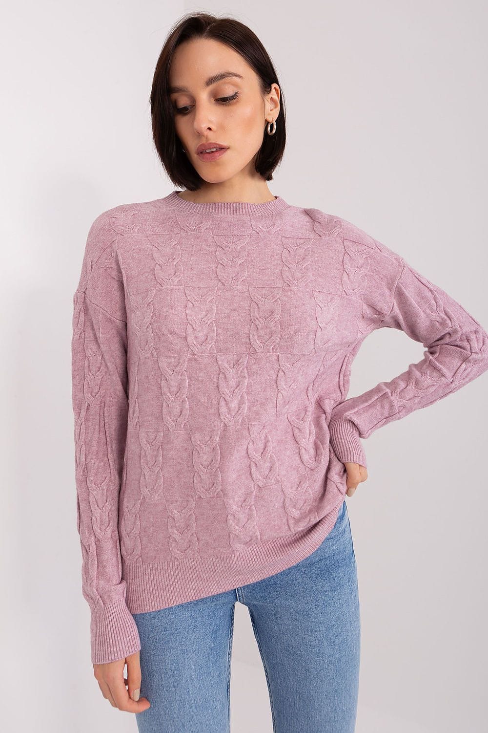 Women Long Sleeve Knitted Sweater - ShalayeFashion