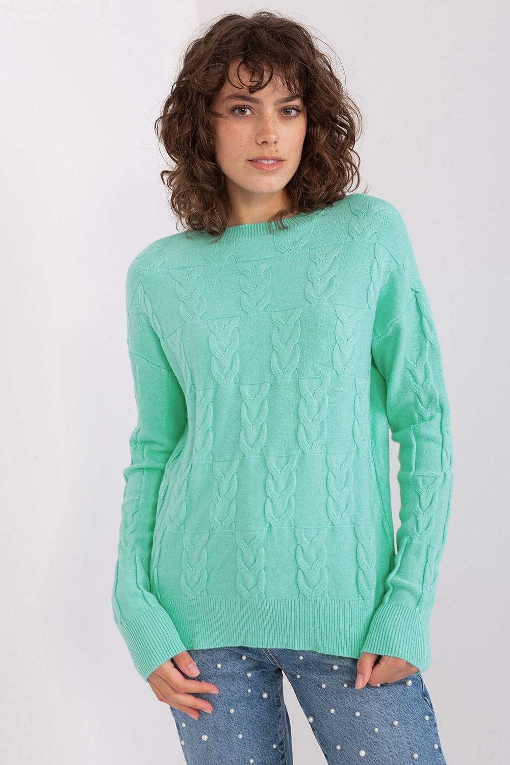 Women Long Sleeve Knitted Sweater - ShalayeFashion