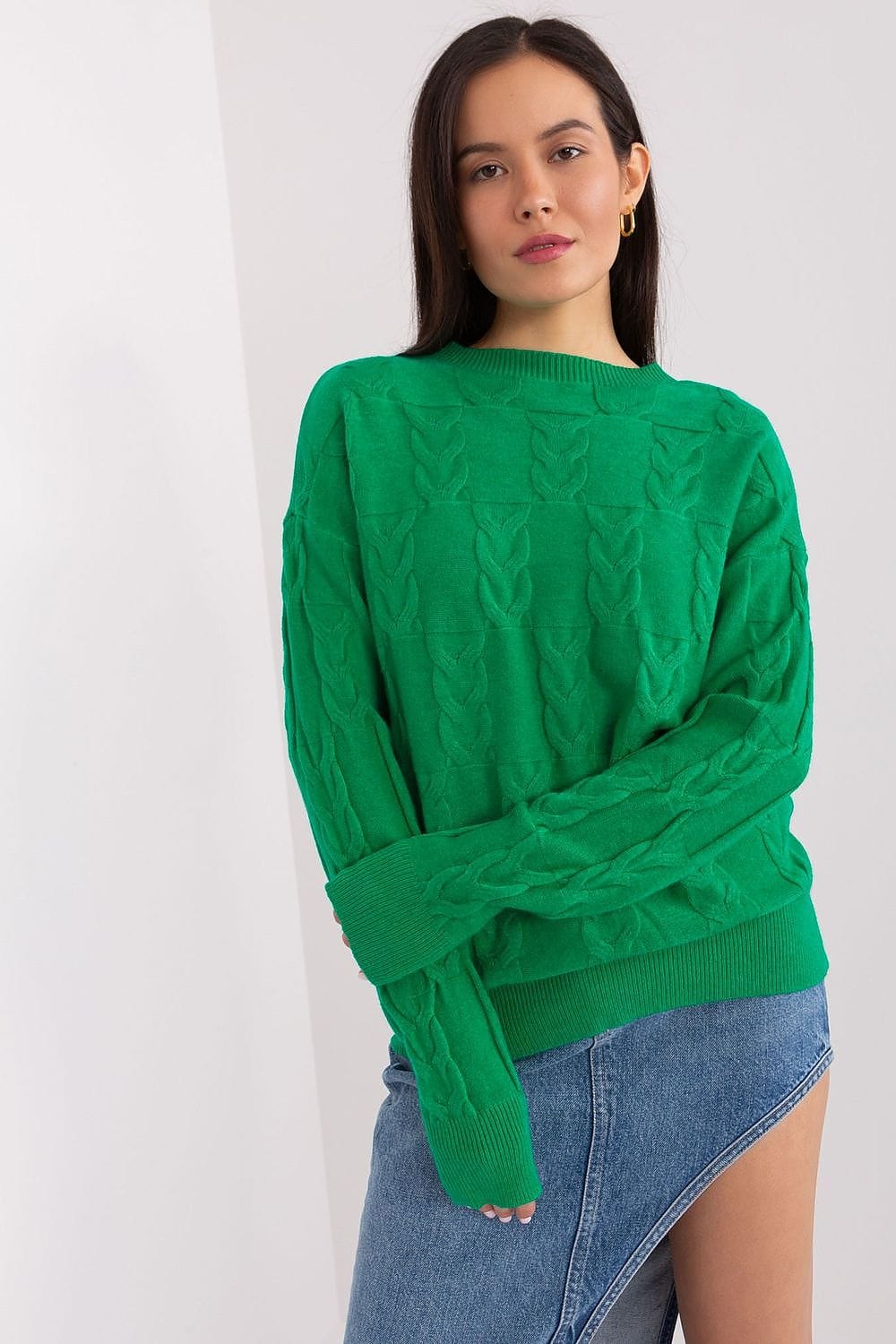 Women Long Sleeve Knitted Sweater - ShalayeFashion