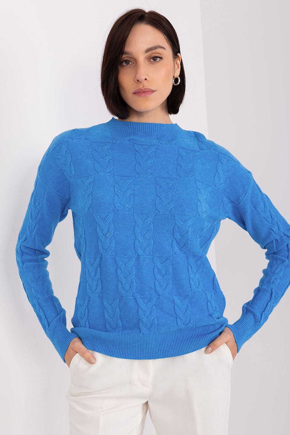 Women Long Sleeve Knitted Sweater - ShalayeFashion