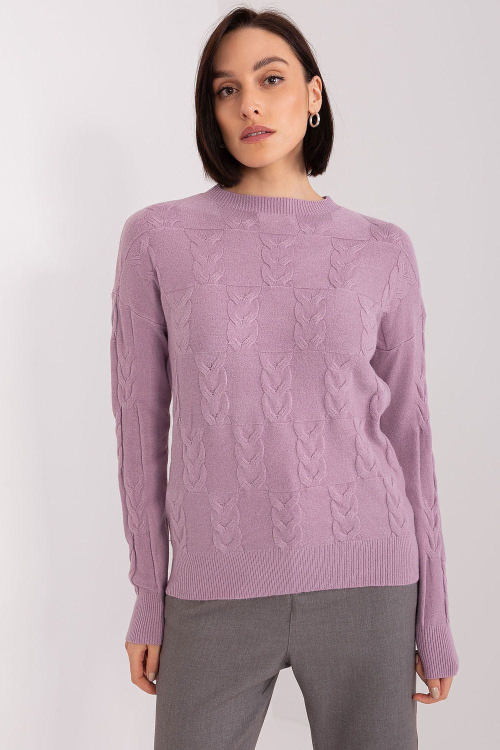 Women Long Sleeve Knitted Sweater - ShalayeFashion