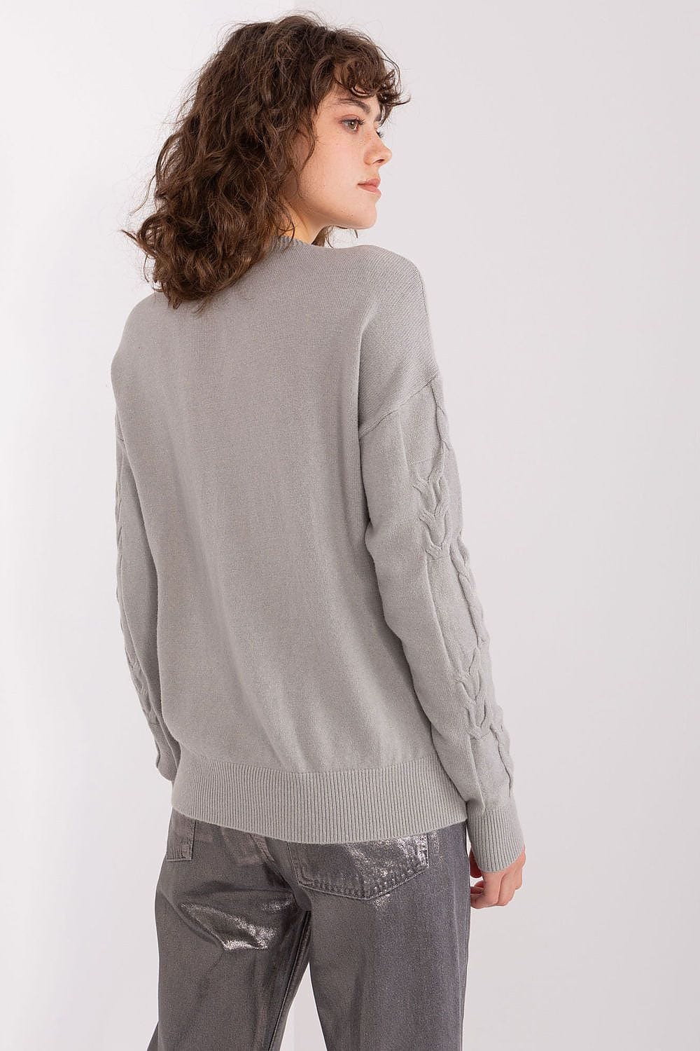 Women Long Sleeve Knitted Sweater - ShalayeFashion