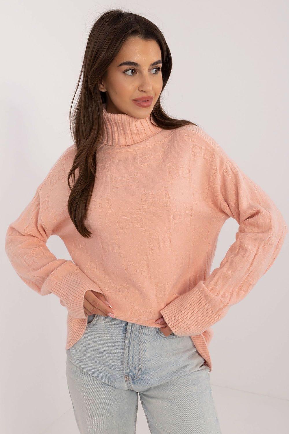Women Long Sleeve Sweater Button Cuffs - ShalayeFashion