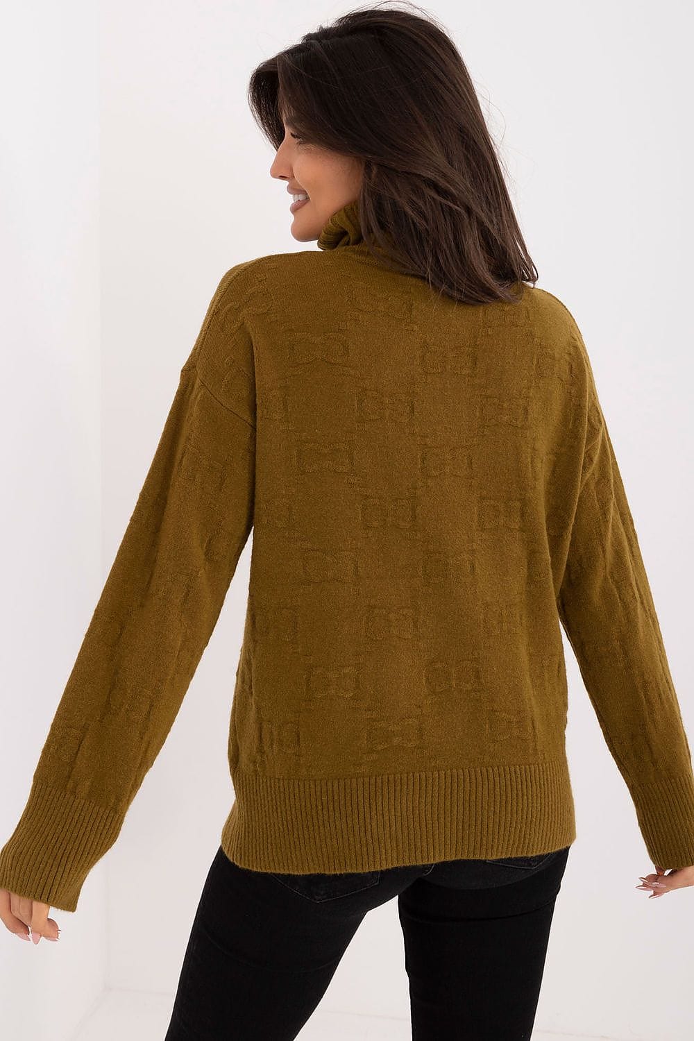 Women Long Sleeve Sweater Button Cuffs - ShalayeFashion