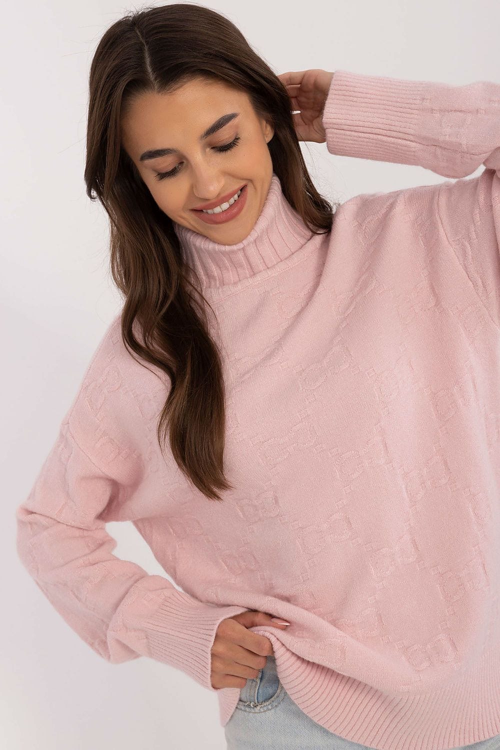 Women Long Sleeve Sweater Button Cuffs - ShalayeFashion