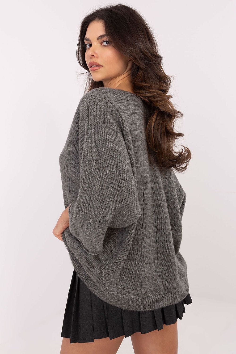 Women Oversize Sweater Wool Blend - ShalayeFashion