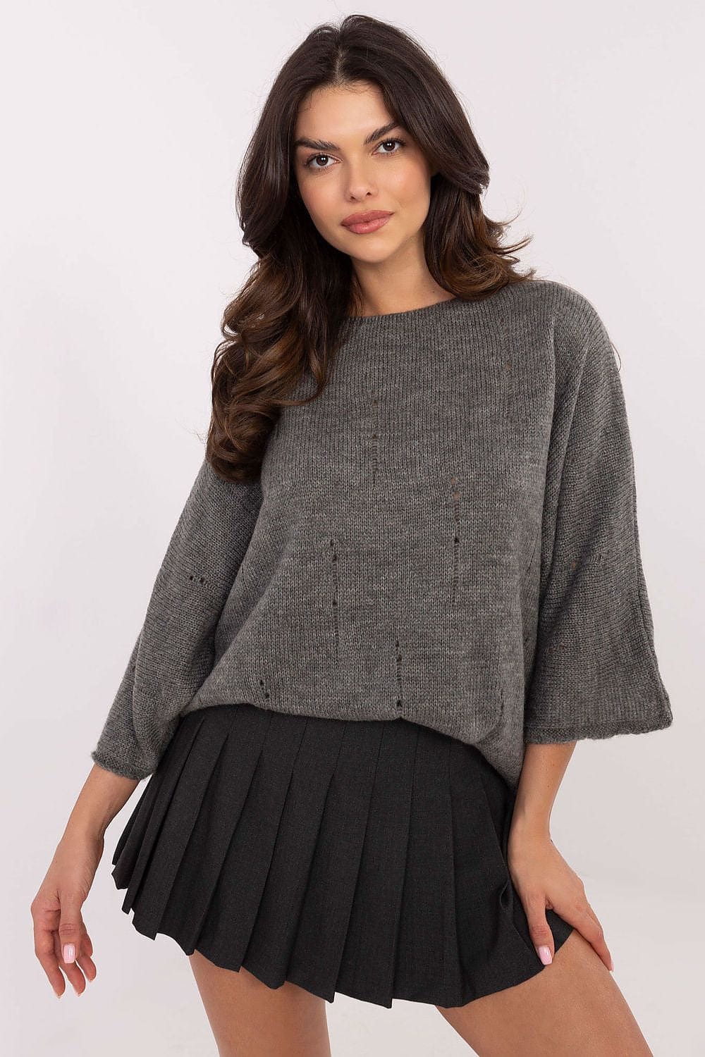 Women Oversize Sweater Wool Blend - ShalayeFashion