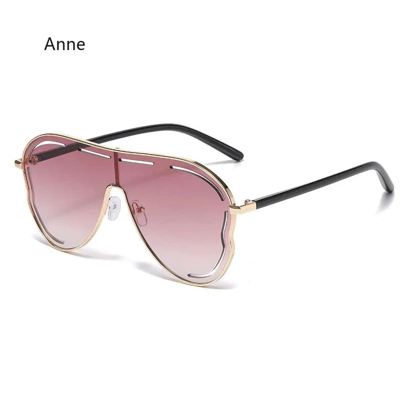 Women Oversized Square Shield Sunglasses - ShalayeFashion