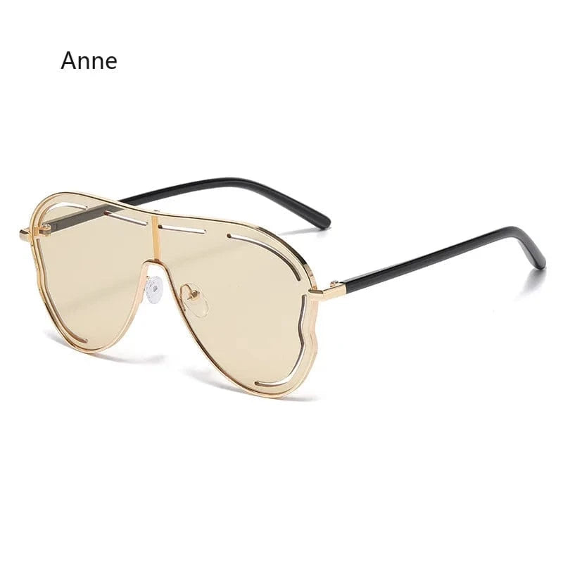 Women Oversized Square Shield Sunglasses - ShalayeFashion