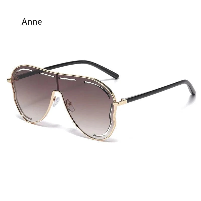 Women Oversized Square Shield Sunglasses - ShalayeFashion