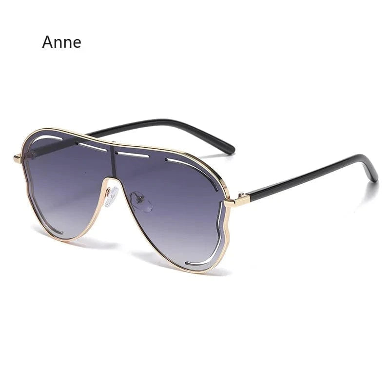 Women Oversized Square Shield Sunglasses - ShalayeFashion