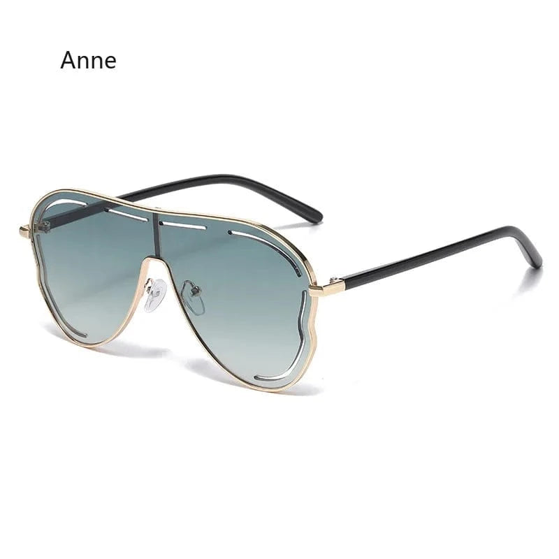 Women Oversized Square Shield Sunglasses - ShalayeFashion