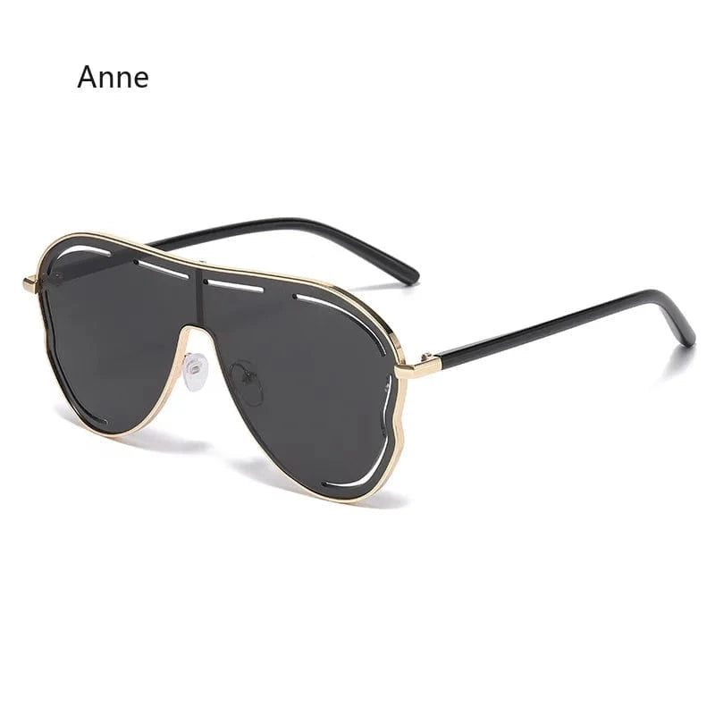 Women Oversized Square Shield Sunglasses - ShalayeFashion