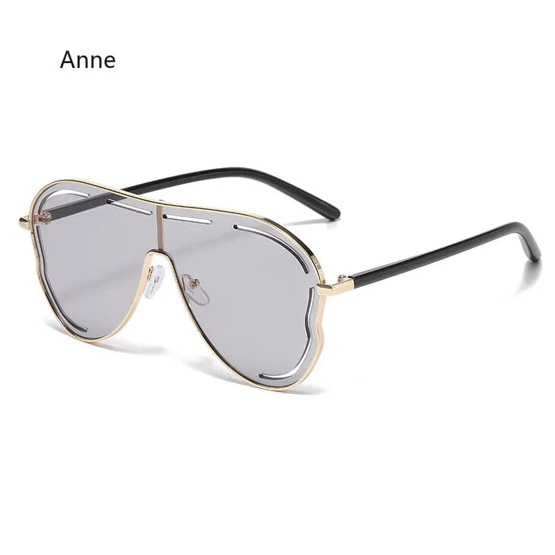 Women Oversized Square Shield Sunglasses - ShalayeFashion