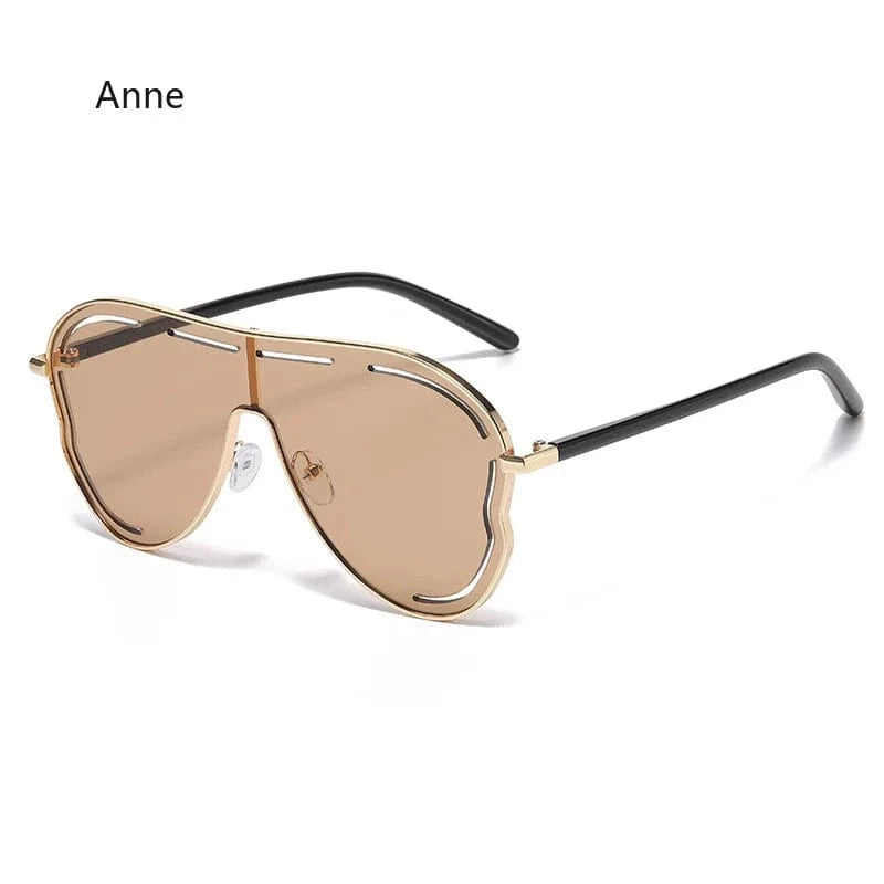 Women Oversized Square Shield Sunglasses - ShalayeFashion