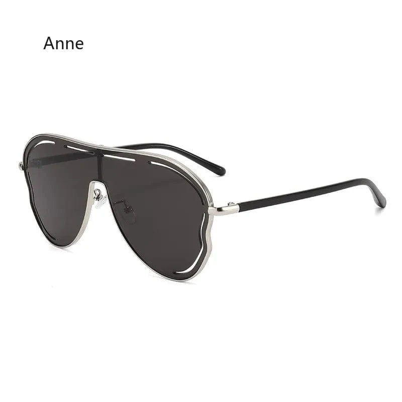 Women Oversized Square Shield Sunglasses - ShalayeFashion