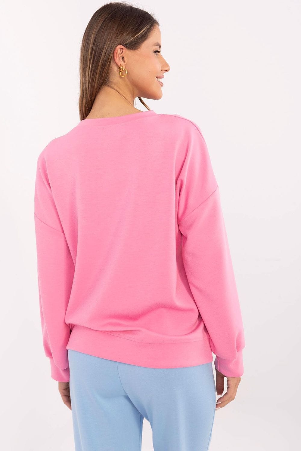Women Pullover Heart Patch Zircons - ShalayeFashion