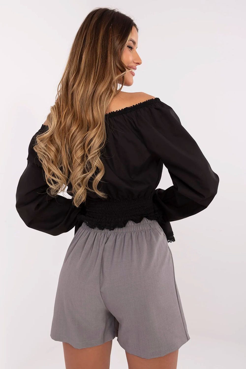 Women Skirt Shorts Pleated Front - ShalayeFashion