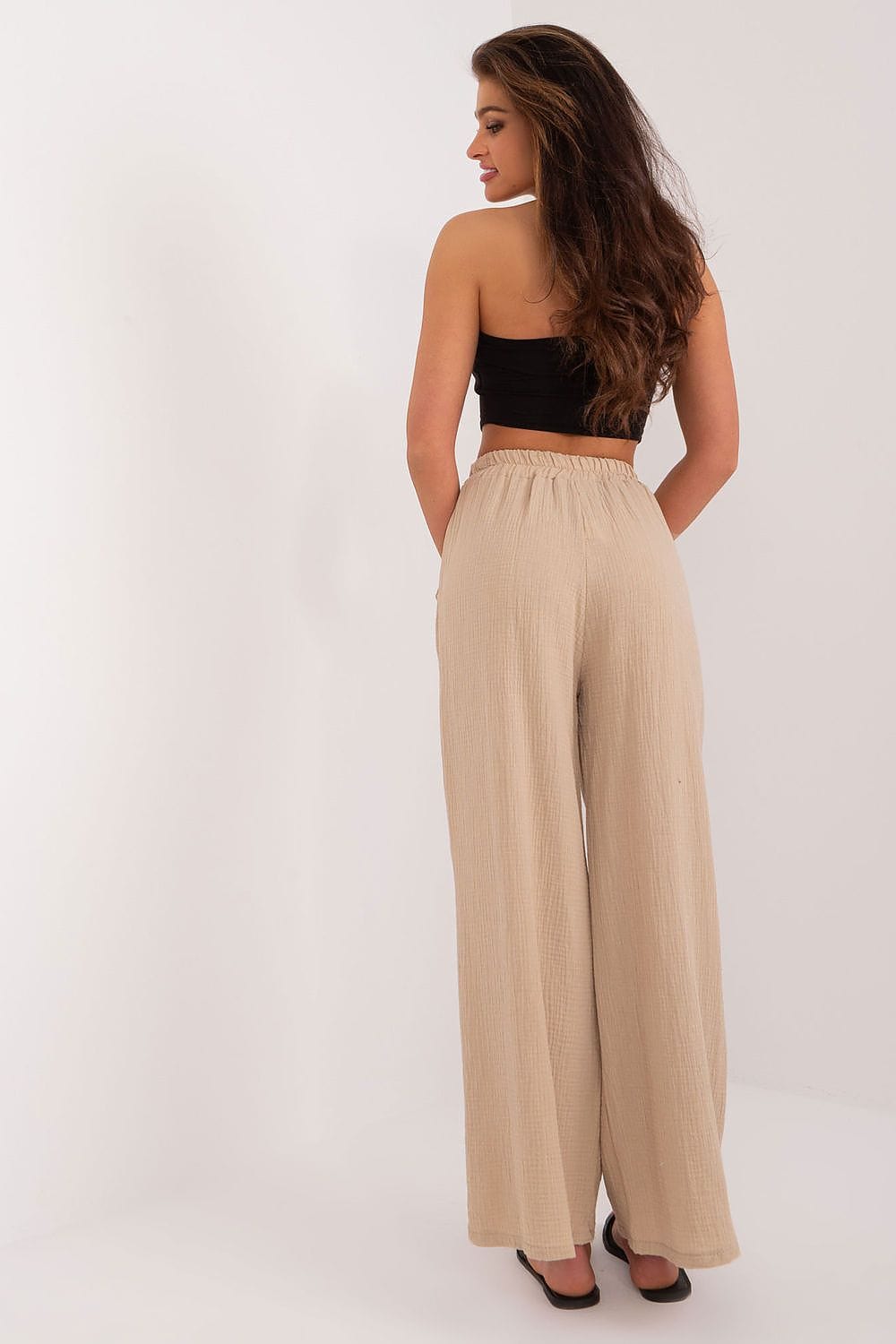 Women Straight Leg Pants Polyester - ShalayeFashion