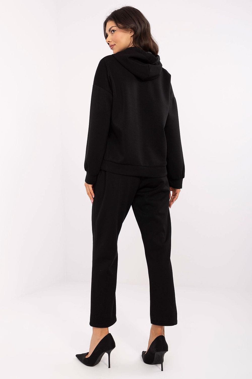 Women Sweat Suit Set Melange Gray - ShalayeFashion