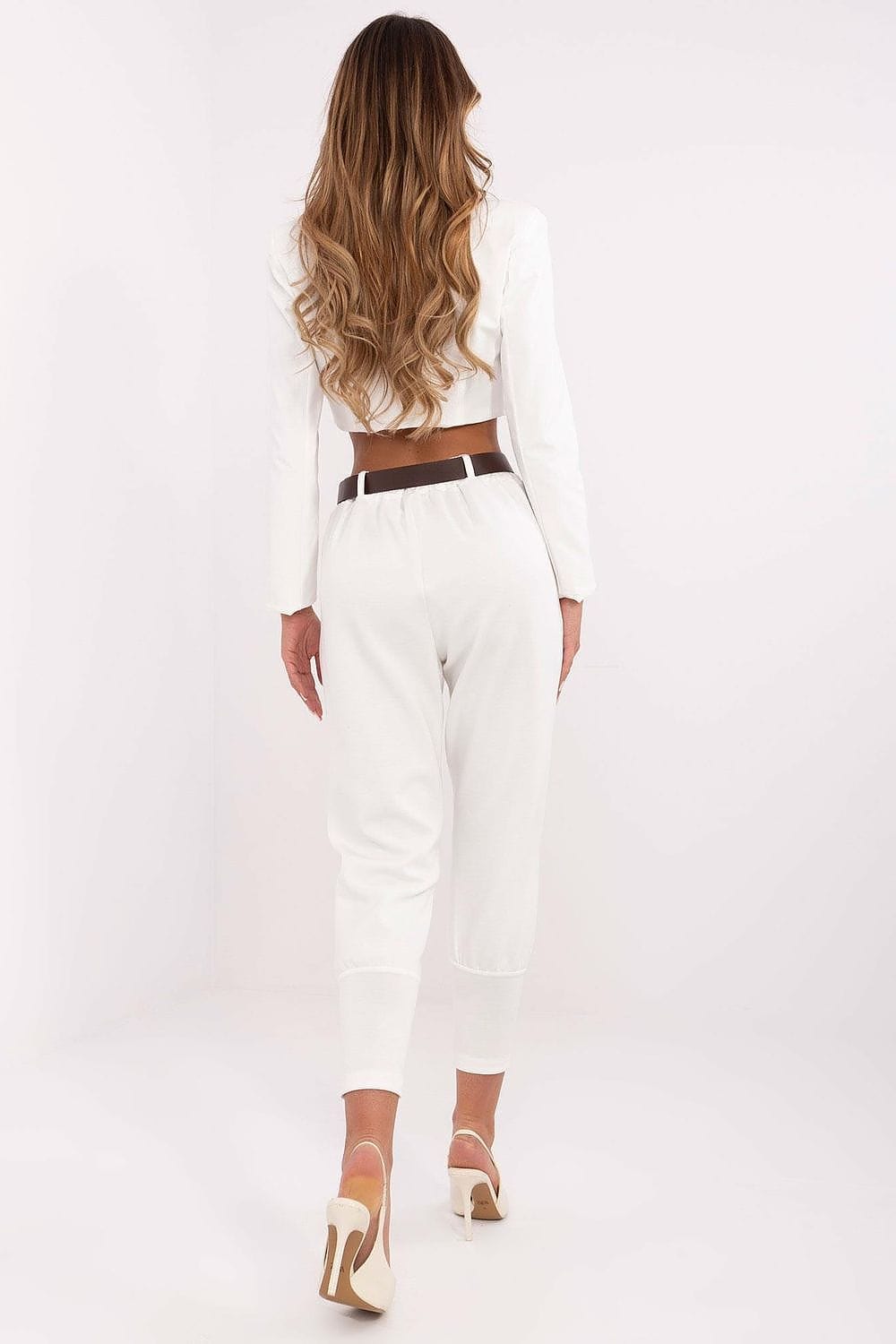 Women Sweatpants High Waist Belt - ShalayeFashion