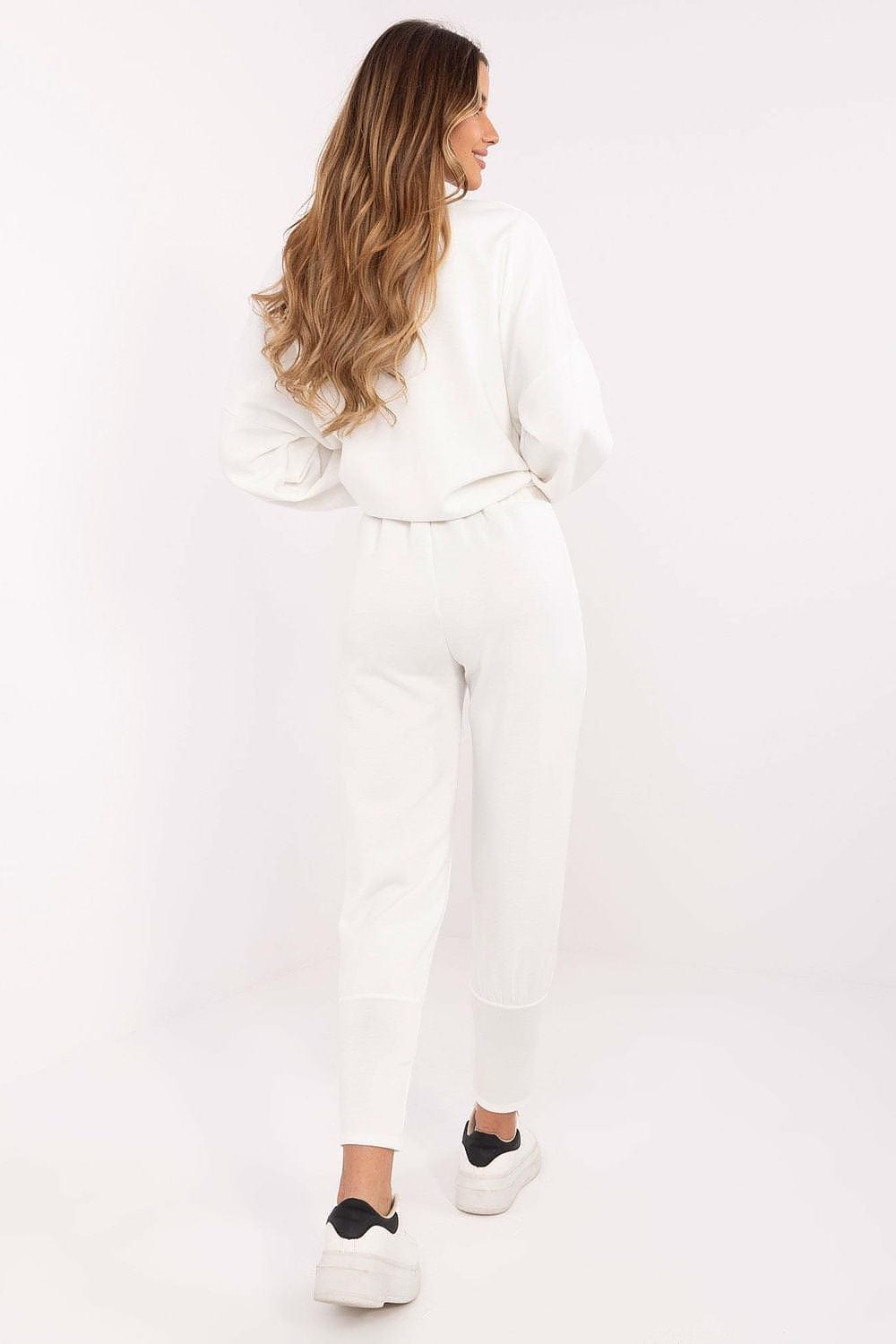 Women Sweatpants High Waist Wide Cuffs - ShalayeFashion