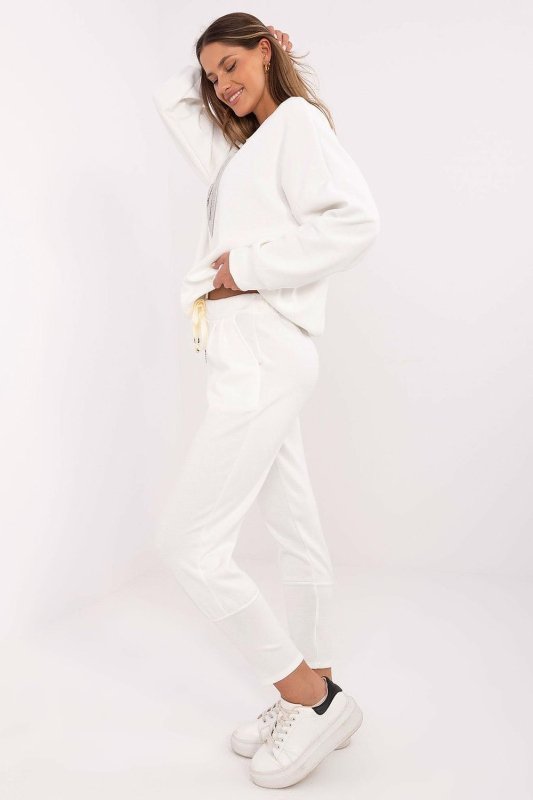 Women Sweatpants High Waist Wide Cuffs - ShalayeFashion