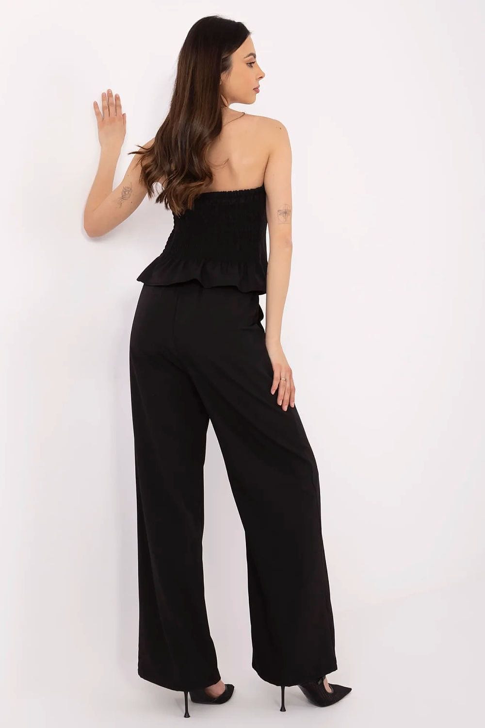 Women Vest Pants Set Spanish Neckline - ShalayeFashion