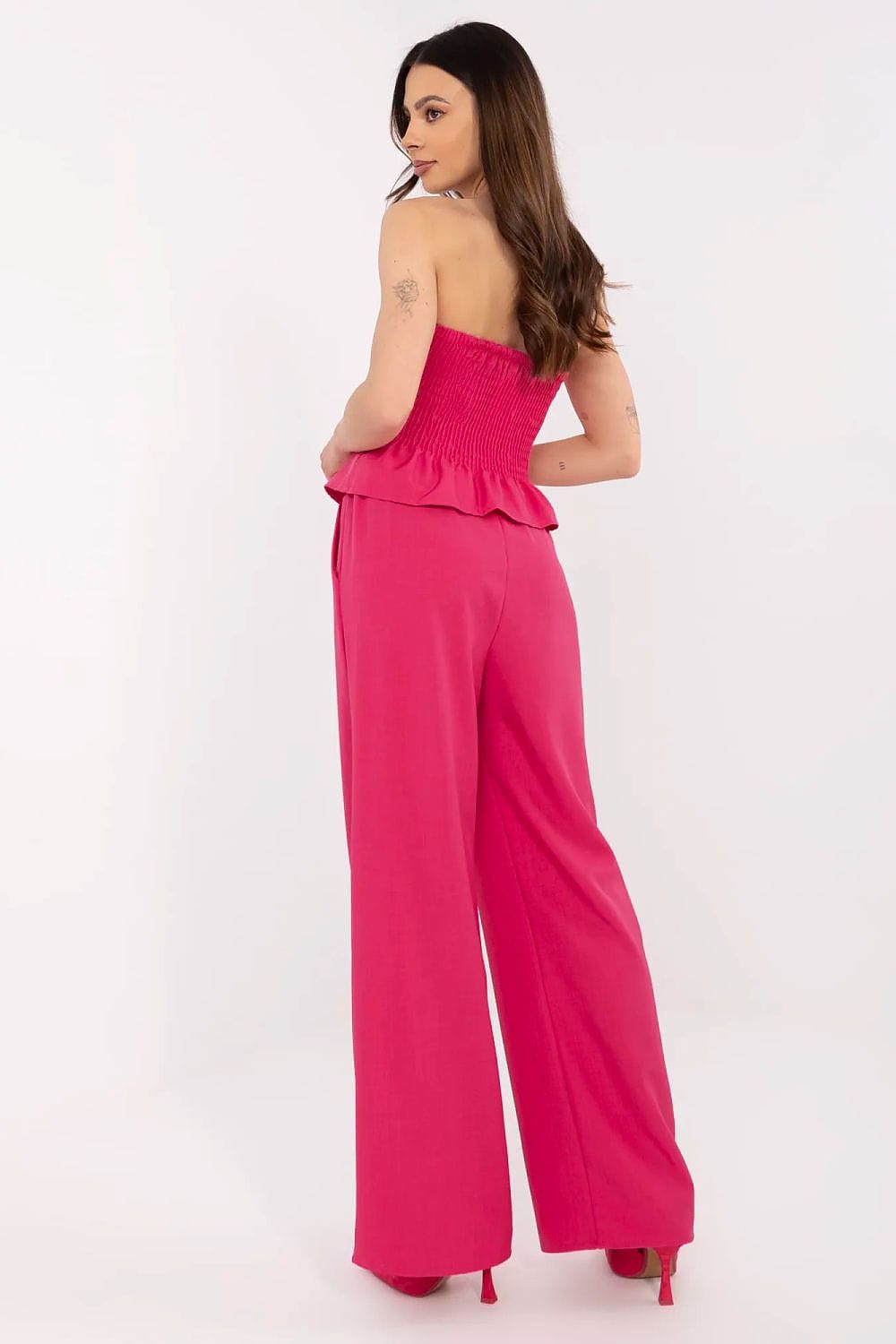 Women Vest Pants Set Spanish Neckline - ShalayeFashion