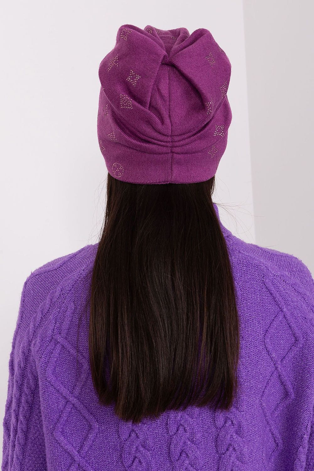 Women Winter Beanie Cashmere Rhinestone - ShalayeFashion