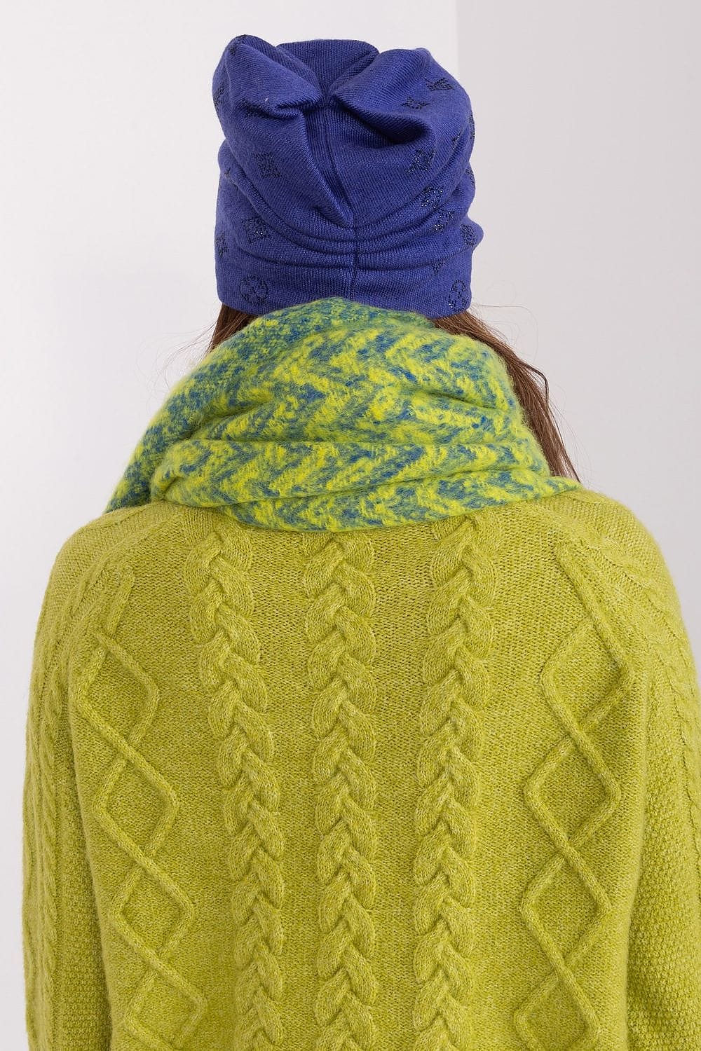 Women Winter Beanie Cashmere Rhinestone - ShalayeFashion