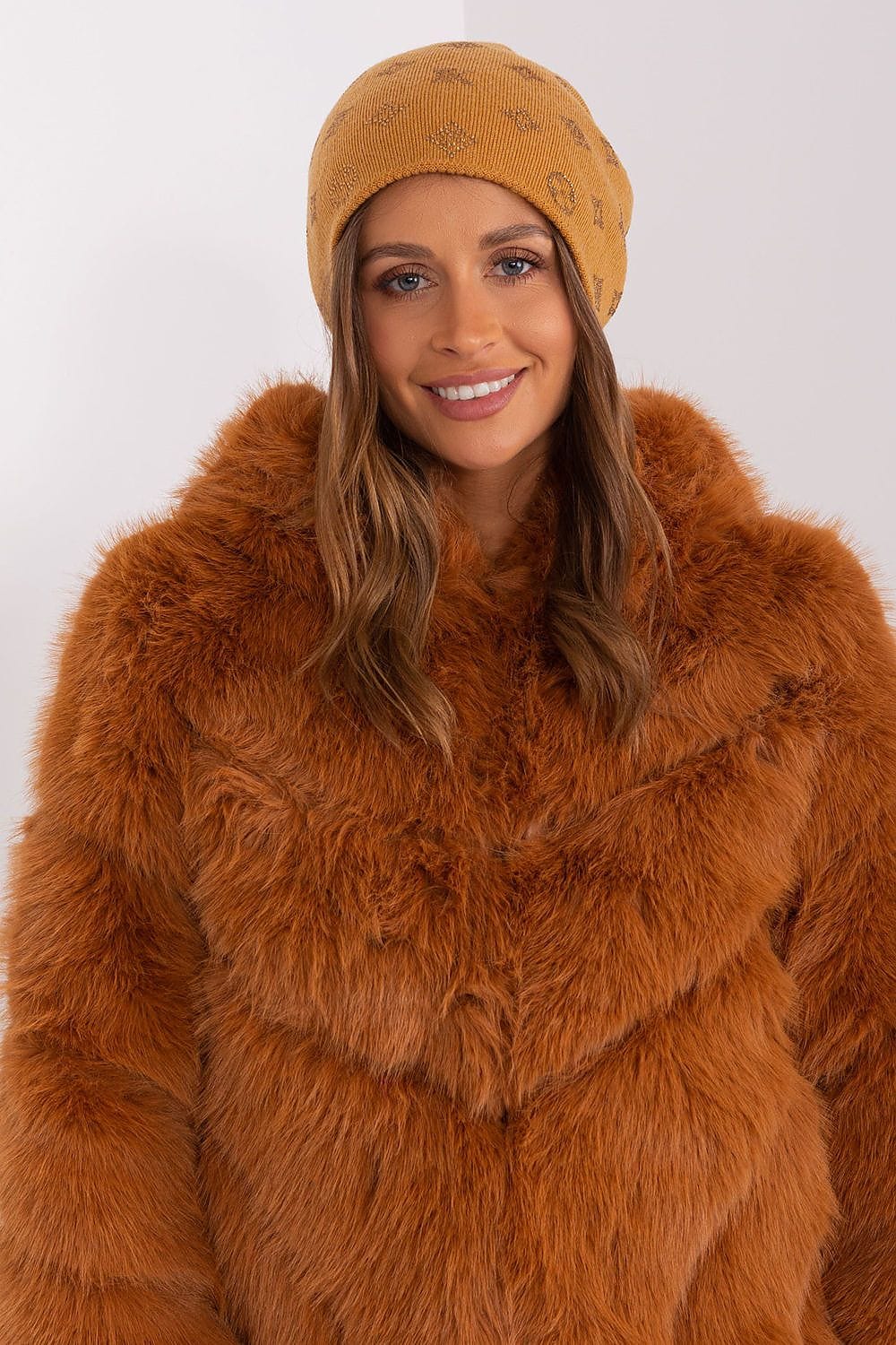 Women Winter Beanie Cashmere Rhinestone - ShalayeFashion