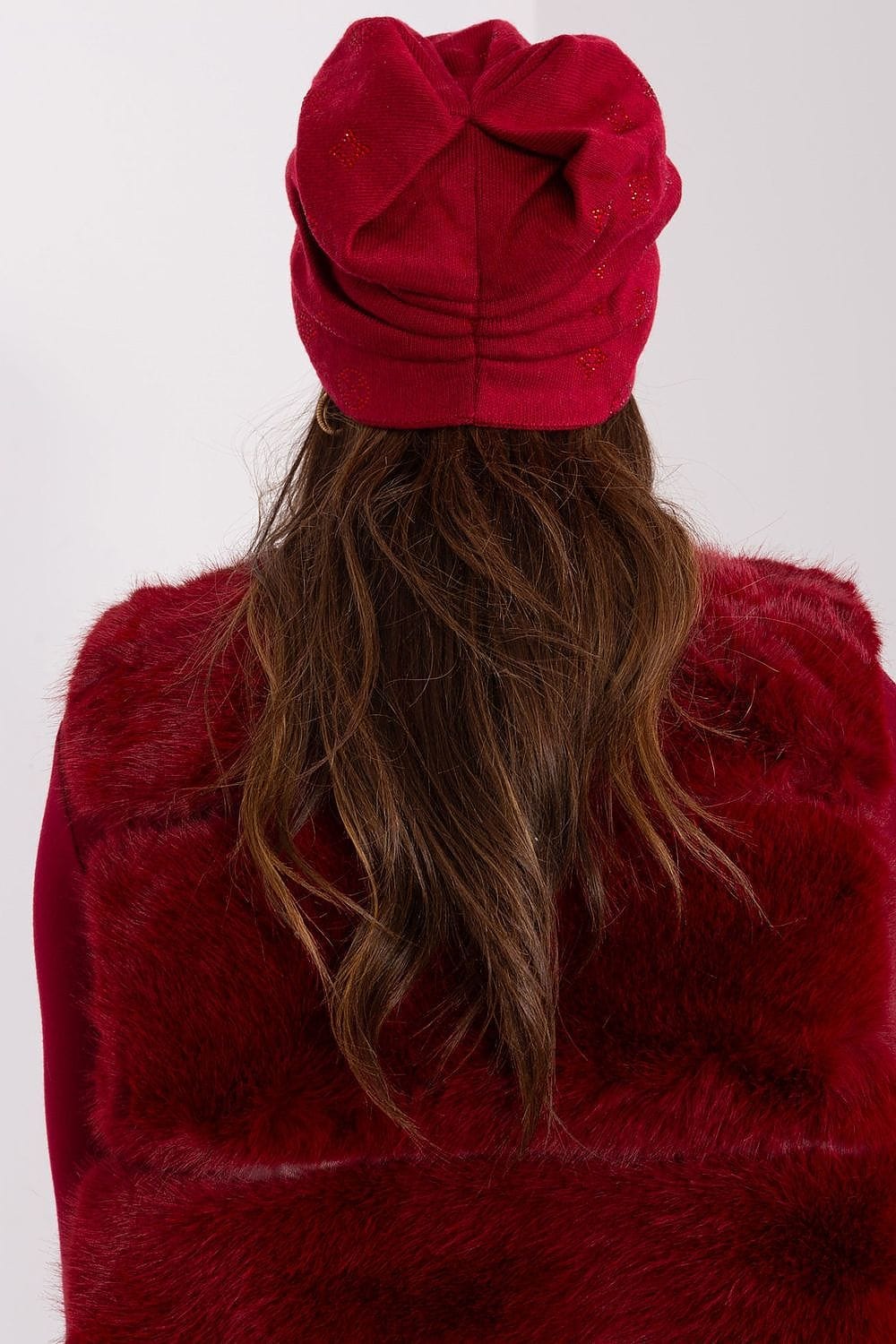 Women Winter Beanie Cashmere Rhinestone - ShalayeFashion