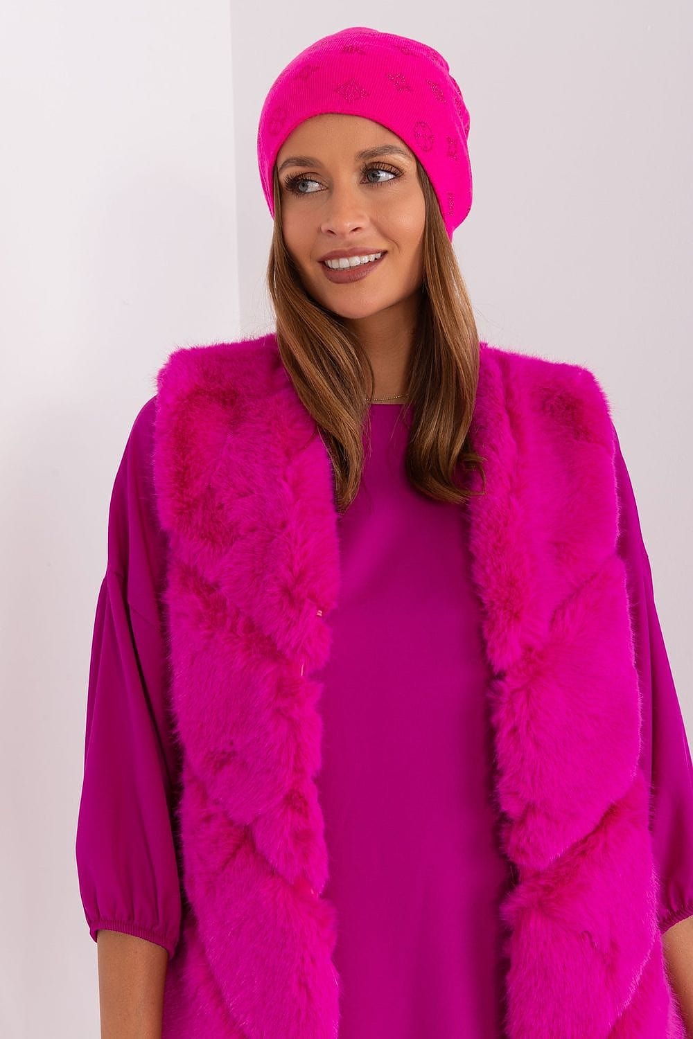 Women Winter Beanie Cashmere Rhinestone - ShalayeFashion