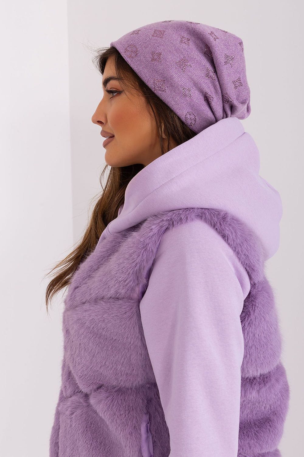 Women Winter Beanie Cashmere Rhinestone - ShalayeFashion