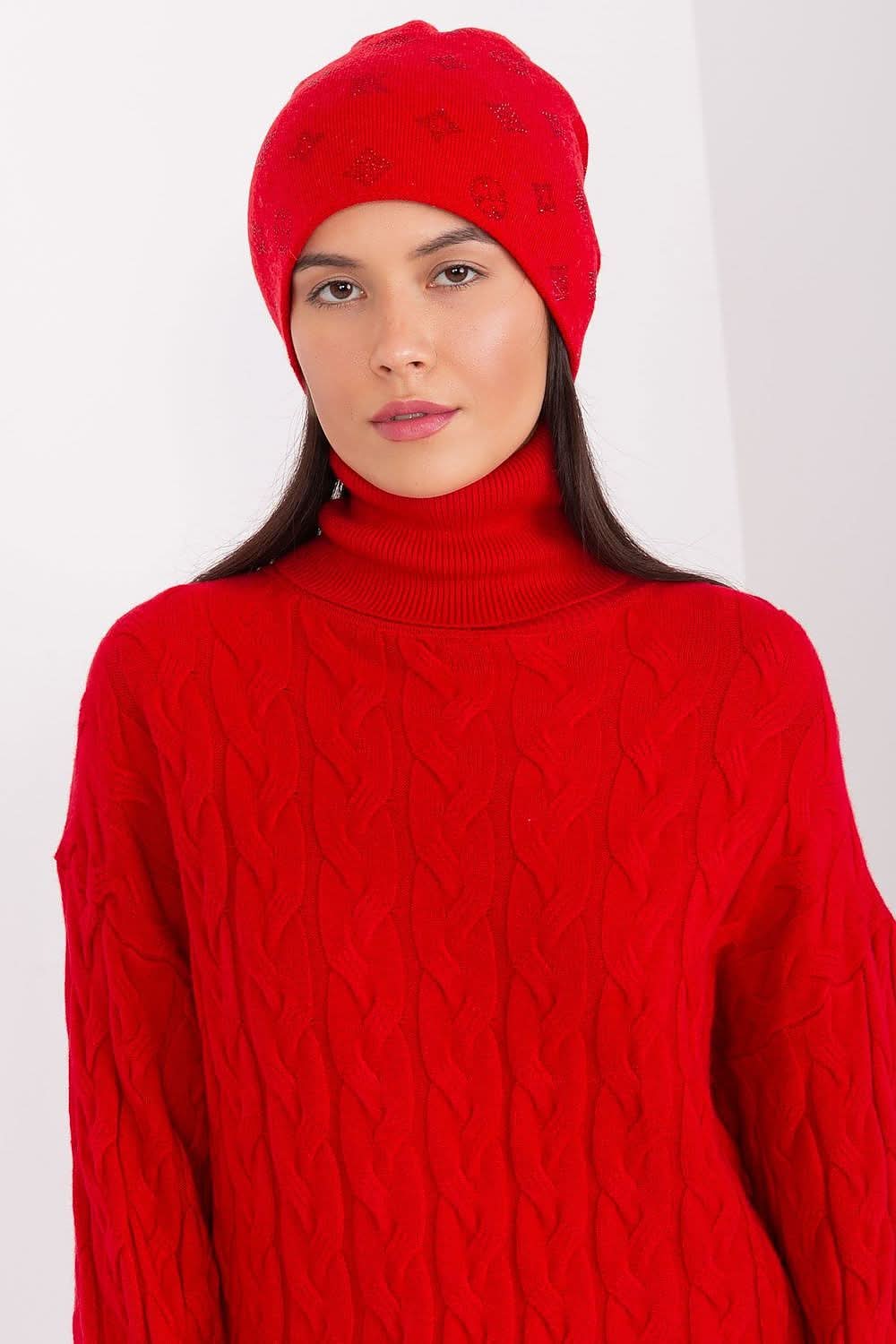 Women Winter Beanie Cashmere Rhinestone - ShalayeFashion