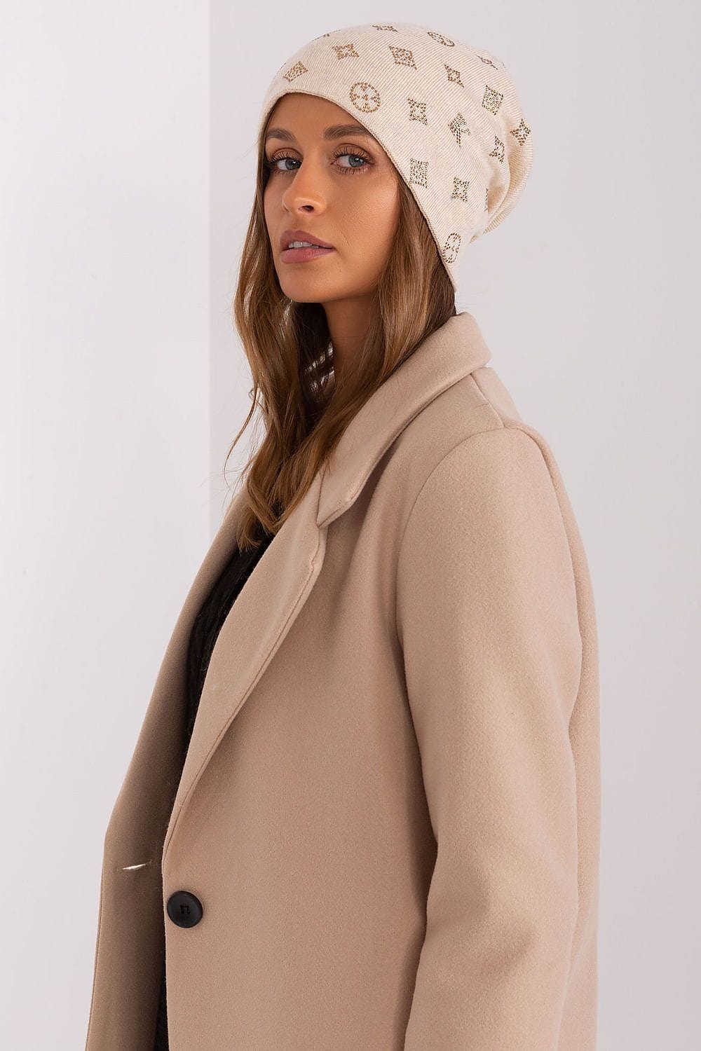 Women Winter Beanie Cashmere Rhinestone - ShalayeFashion