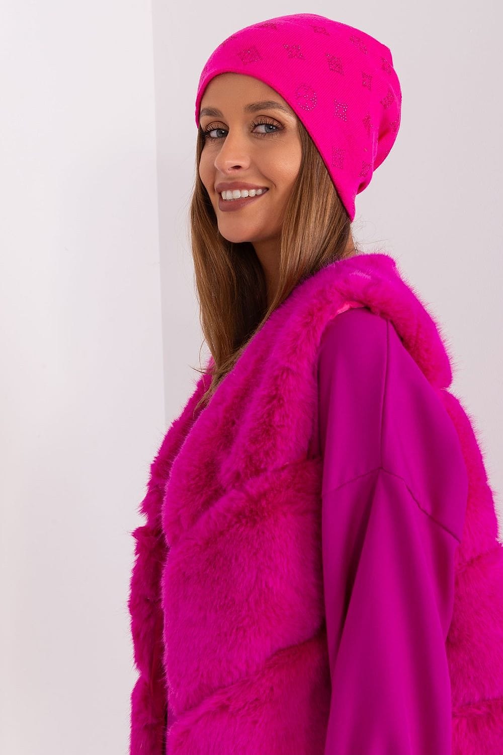 Women Winter Beanie Cashmere Rhinestone - ShalayeFashion